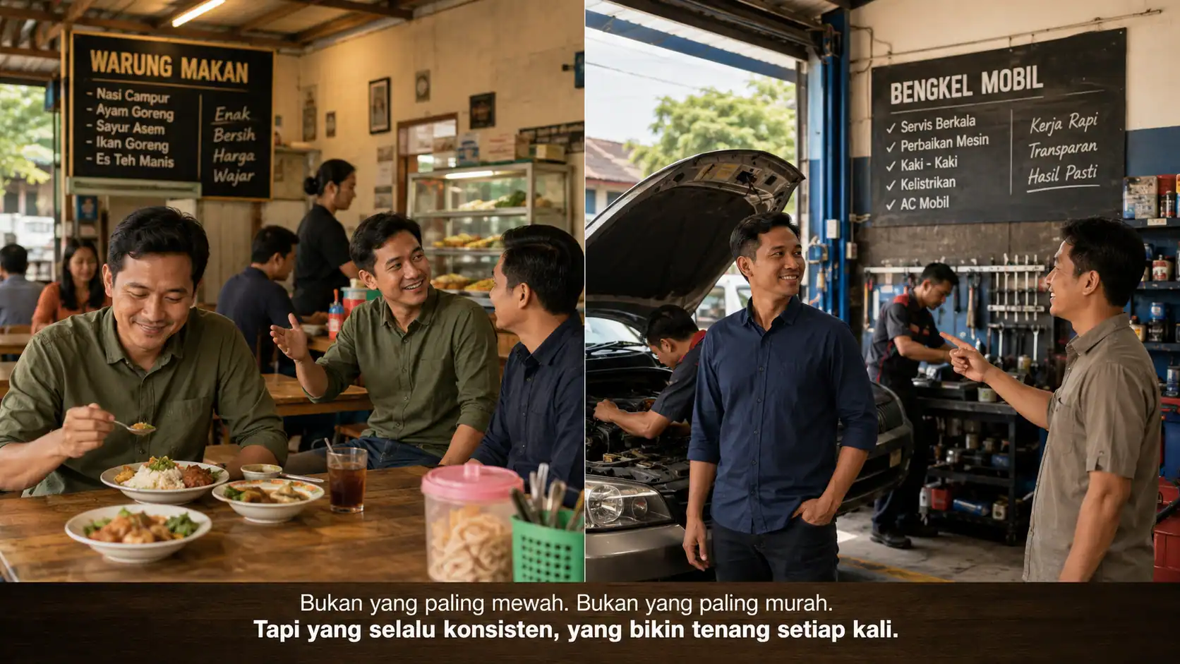 Bukan yang paling mewah, bukan yang paling murah, tapi yang selalu konsisten